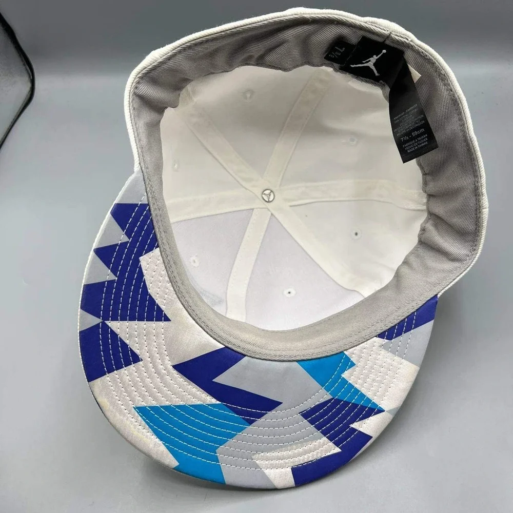 Air Jordan 23 Hat Men 7‎ 3/8 White Embroidered Jumpman Fitted Cap